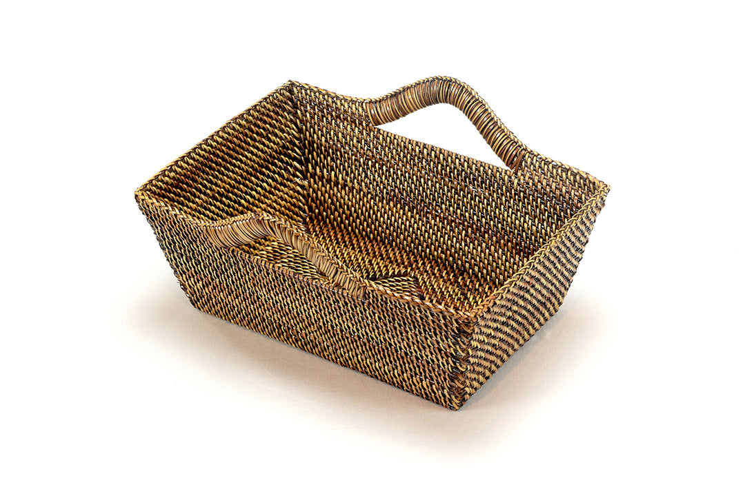 Rectangular Bread Basket with Handles, Small