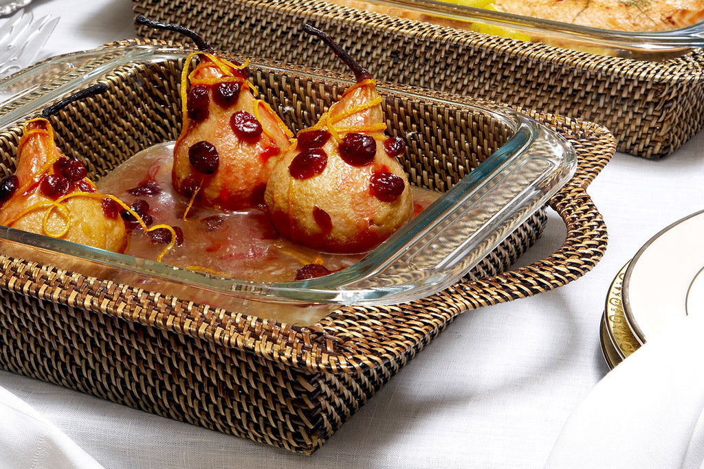 Square Baker Basket with Anchor, 2QT