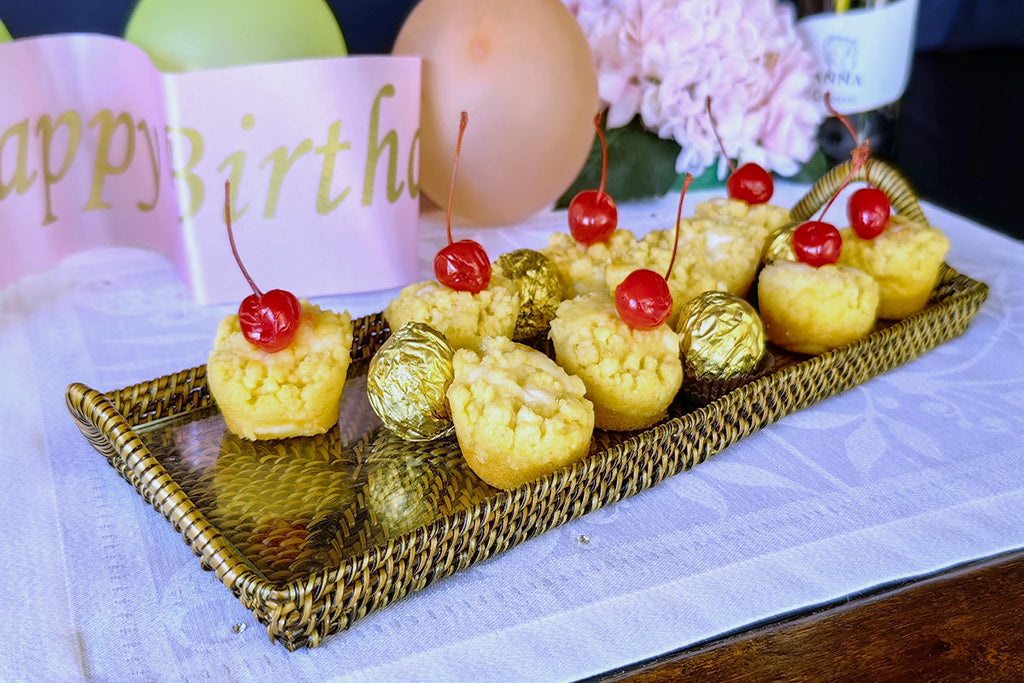 Slim Rectangular Serving Tray with Glass, Small